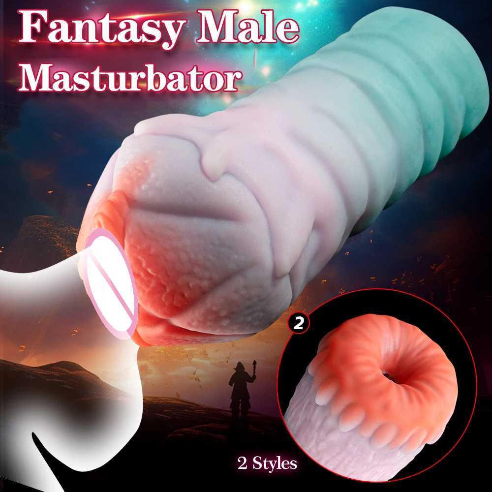 Male Masturbation Cup Silicone Animal Fantasy Stroker Soft Realistic Vagina Pocket Pussy Sex Toys for Adults 8 Toys For Men Fake W250621