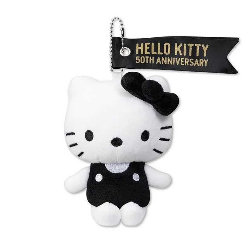 Sanrio Kawaii 50th Anniversary Series Hello Kitty Anime Peripherals Keychain Pendant Cute Fashion Girls Bag Pendant Doll Birthday Gifts w250612