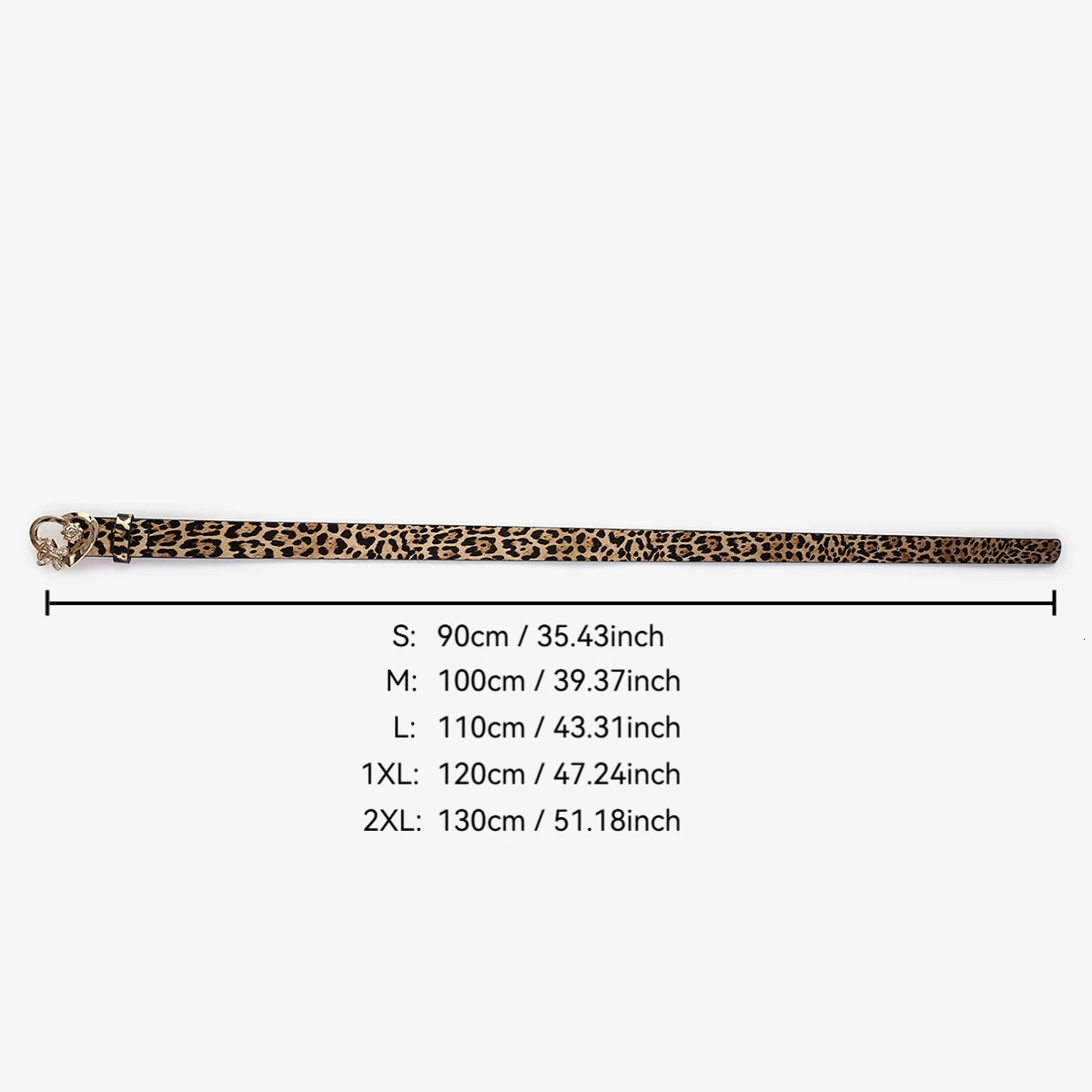 1 Leopard Print PU Womens Belt Bohemian Style Belt Love Metal Buckle Fashion Party Wear Date Essentials 250617