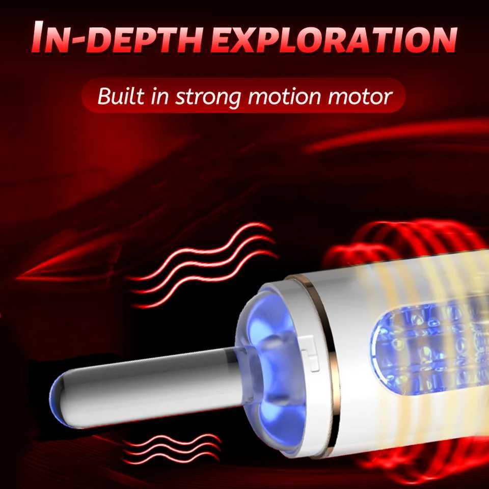 Male Masturbation Cup Powerful Vibrator Mens Masturbator Intelligent Voice Battery Penis Massager Adult Sexy Sex Toy For Men W250621