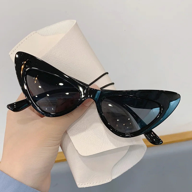 Fashion Vintage Cat Eye Sunglasse For Female Punk Sun Glasses Trending Sexy Ladies Shades UV400 250617