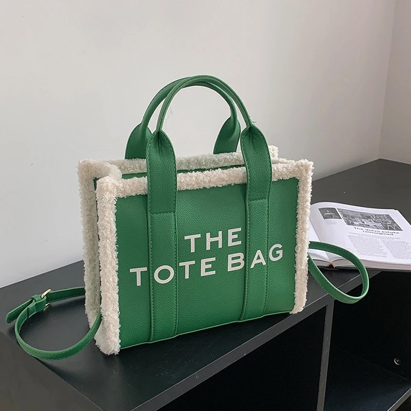Designer Bag Tote Bag Luxury Bag Women Handbags Letter Shoulder Bags Winter PU Shopper Purses Crossbody Bags for Women 02