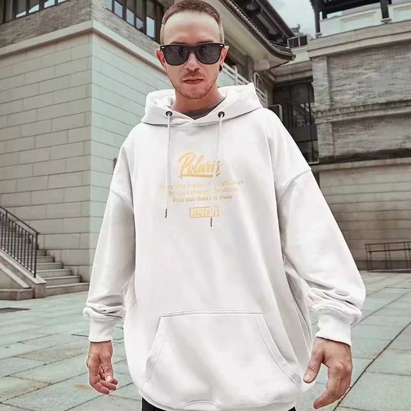 M-8XL Cross Plate American Street Personality Hoodie Autumn/Winter Mens Loose Plus Size Hoodie Fashion Pullover Couple Clothing XJ250621
