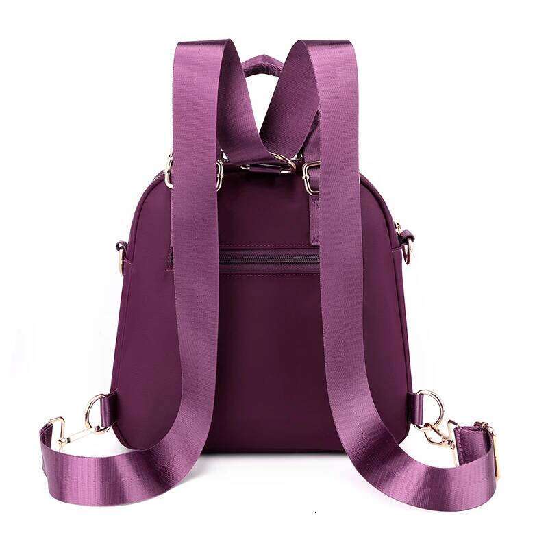 Fashion Multi-Pocket Design Women Daypack High Quality Durable Nylon Female Shoulder Bag Casual Girls Small Shopping Backpack