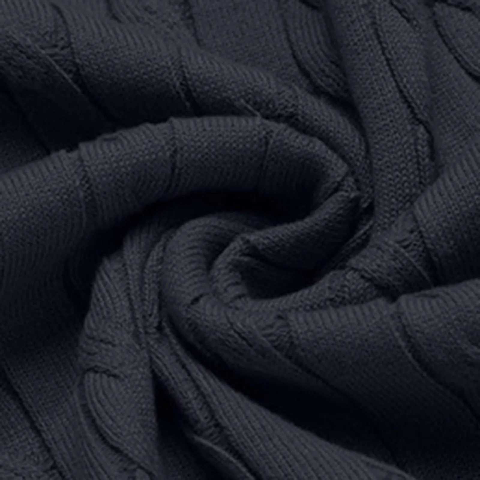 2024 Autumn Winter New Oversized Business Cable Knit Sweaters Men Office Long Sleeve Knitted Casual Warm Vintage Pullover Tops Z250621