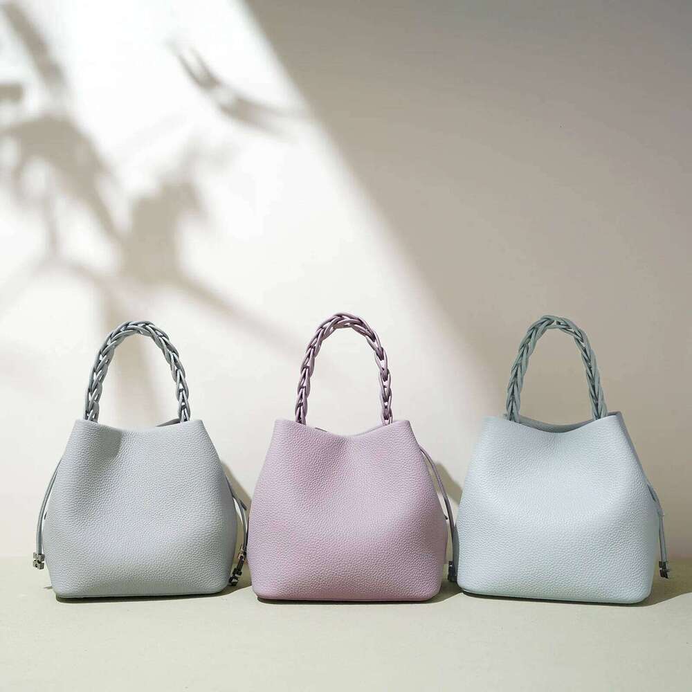 handbag Cowhide Bucket 2025 Spring Crossbody Commuting Luxury Bag Shoulder Elegant Women's bags Designer Bag