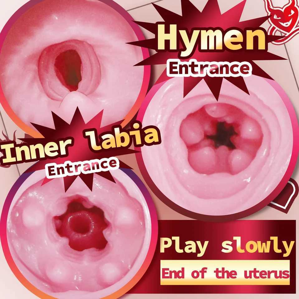 OO-UMAI Japanese intern succubus anime masturbation cup male pocket famous instrument vagina mold sex toy adult mens penis pump W250621