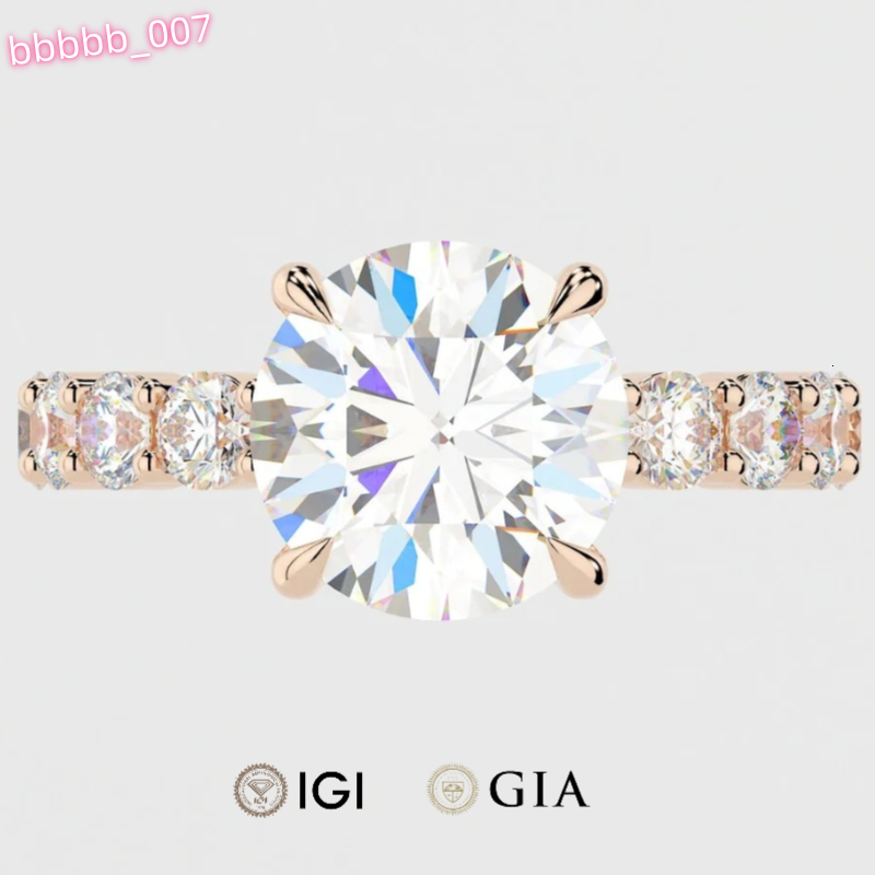 Lab-Grown Diamond Solid Gold 14K E Color Lab Grown Diamond Engagement Ring 1CT VVS IGI Womens Lab Diamond Ring