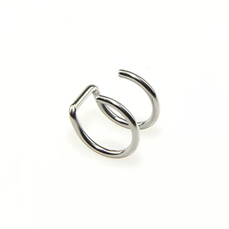 Personalized student no hole lip stud no punch lip clip lip ring buckle puncture steel stainless steel jewelry 250617
