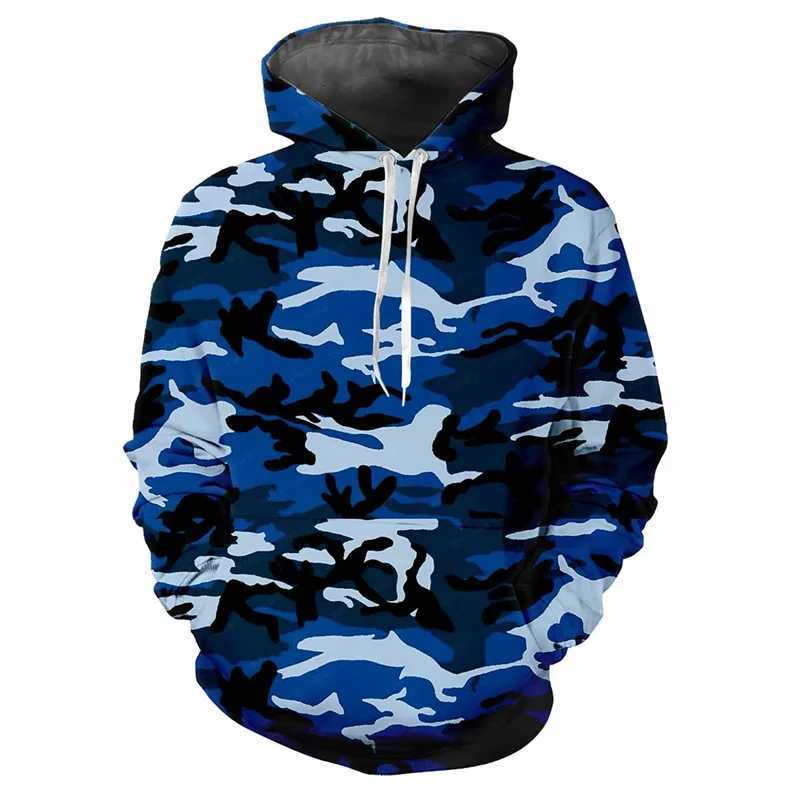 Jungle Camouflage 3d Printed Hoodie Men Spring Autumn Street Sweatshirt Loose Casual Outdoor Sports Top Long Sleeve HoodiesXJ250621
