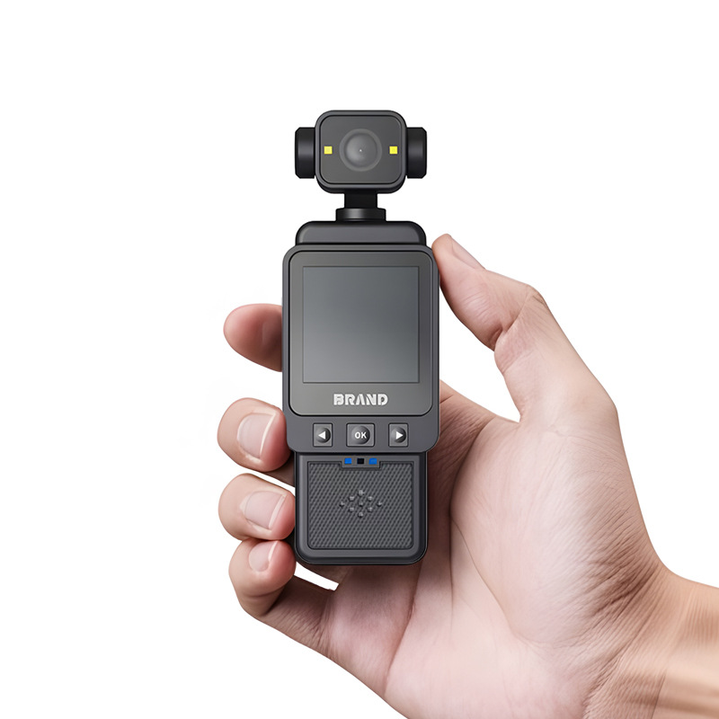 360 ° rotating high definition handheld anti-shake sports camera outdoor camera portable video artifact law enforcement recorder