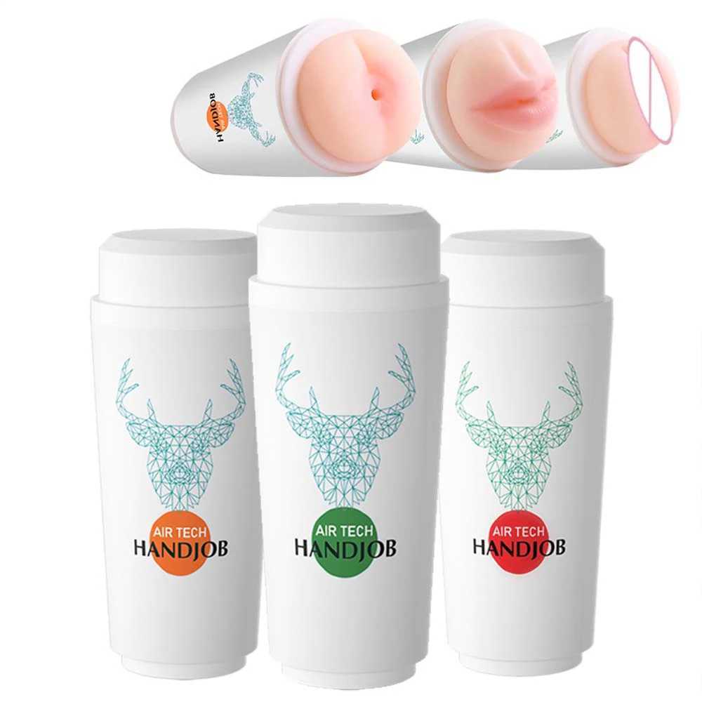 Realistic Vagina Sex Toys Scrotum Stimulator Safe Silicone Vaginal Male Masturbator Soft Pocket Pussy Male Sex Toy Adult Goods W250621