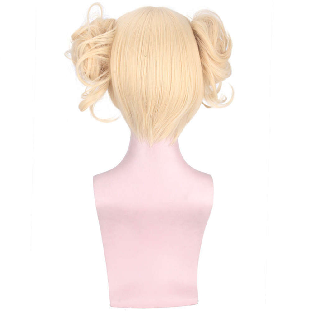Anime Synthetic Hair Touma Body Split Tiger Mouth Clip Milk Gold Color Cosplay Wig