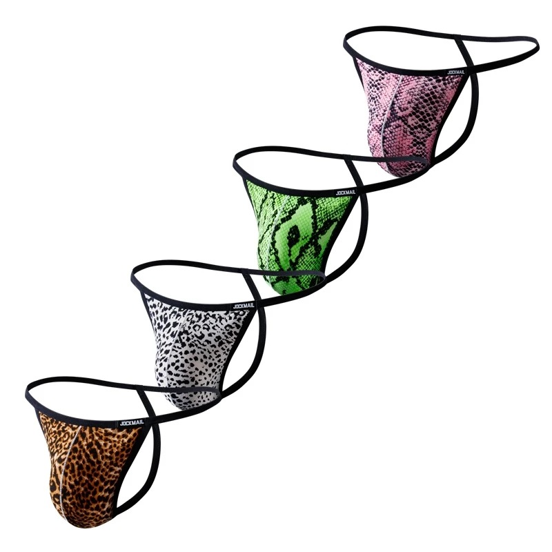 UpUns Mens Sexy Thongs Low Waist Leopard Print T-Back Underwear Hot Sale European Style Gay Lingerie Wholesale DHgate