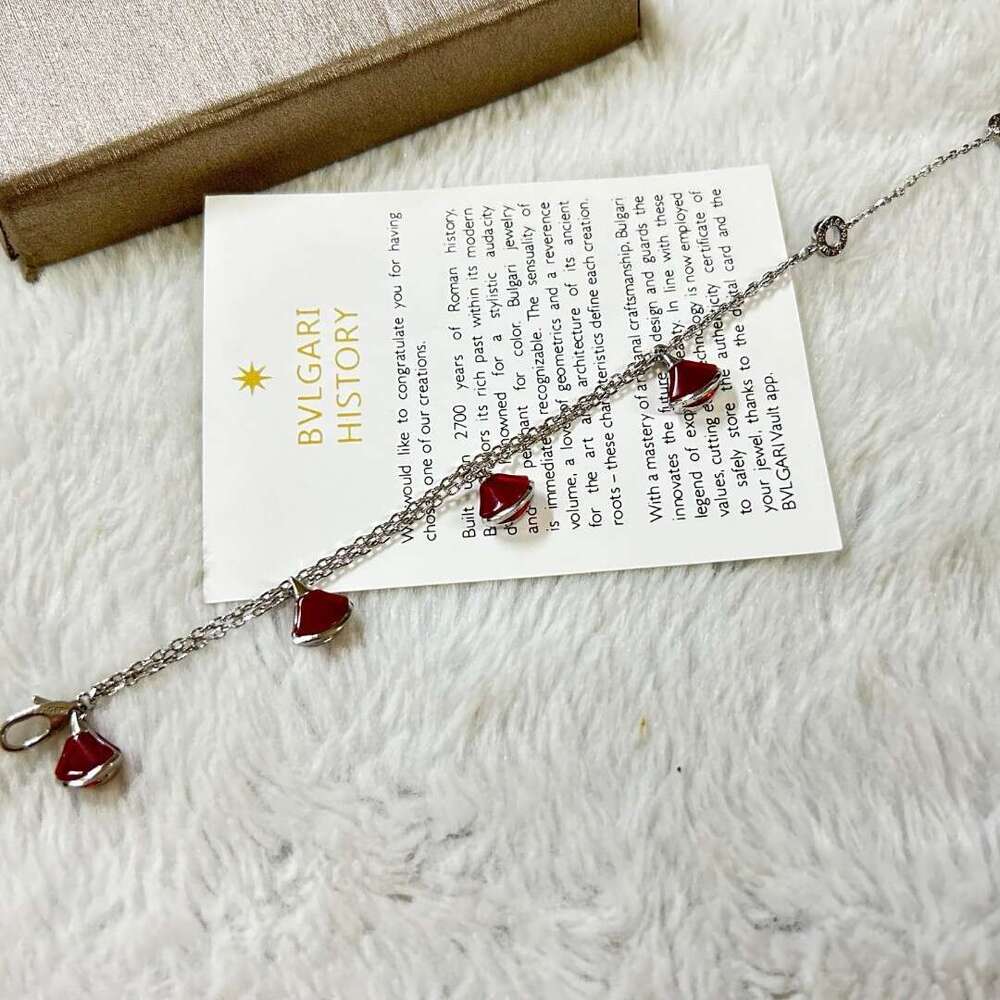 Brass High Version Baojia Four Skirt Mother-of-Pearl for Women Trendy Fashionable Elegant Bracelet