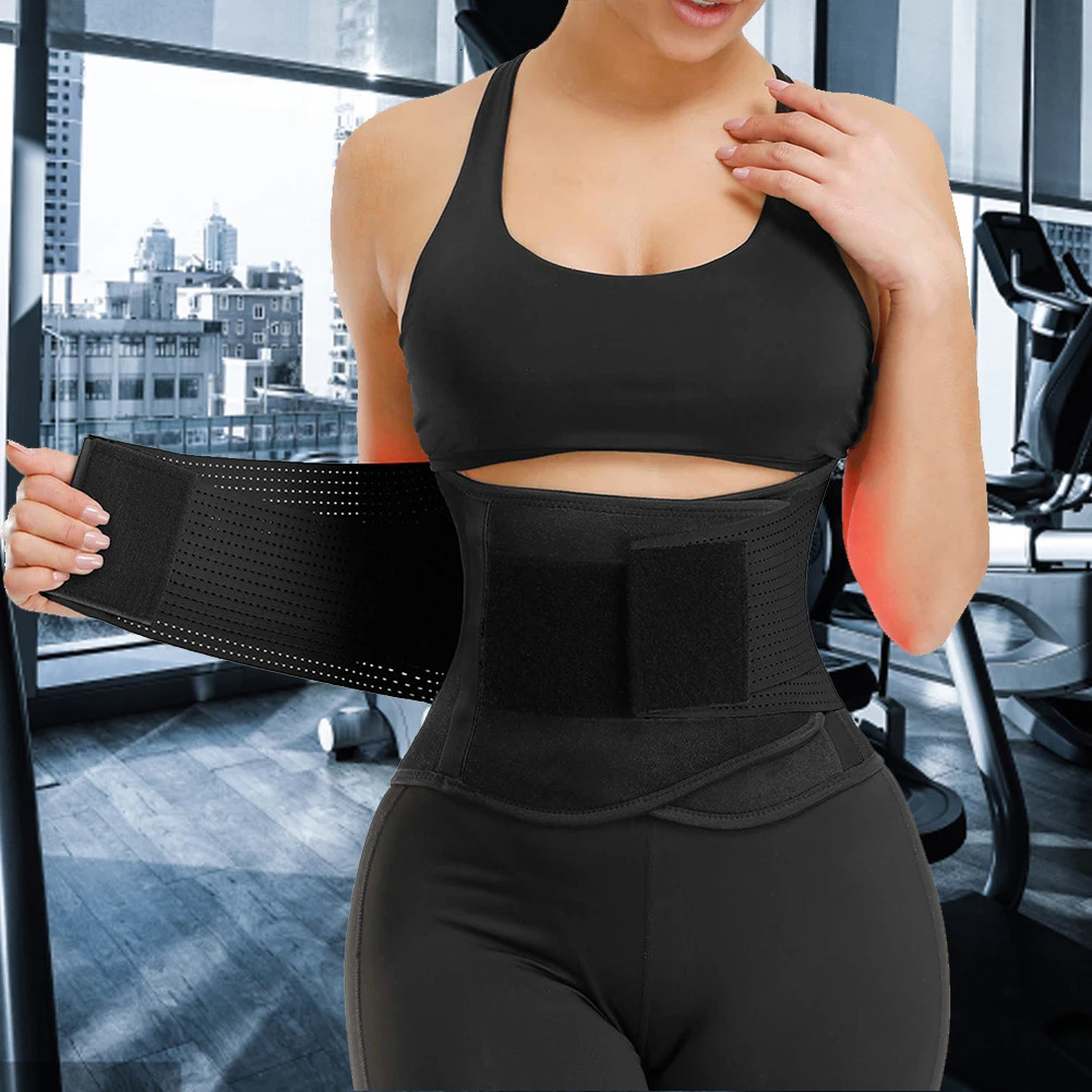 Unisex Black Postpartum Belly Band Casual Four Seasons Adult Maternity Recovery Belt Girdles with Sticker for Women Body Shaper 250617