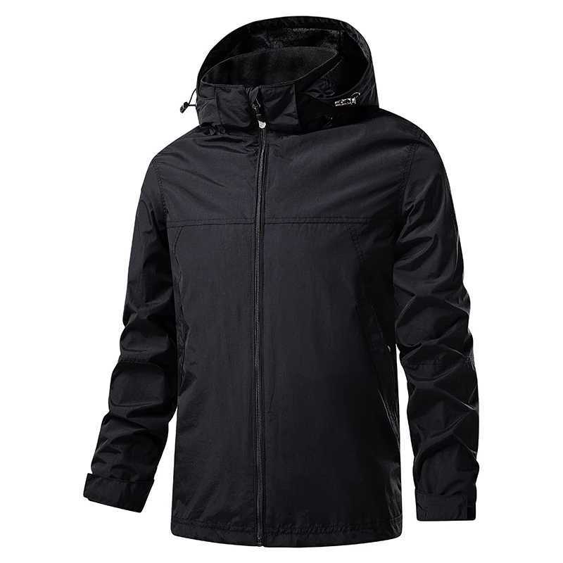 Camping Fishing Coat New Spring Plus Size Casual Lightweight Jacket Windbreaker Spring Autumn Hiking Waterproof Jackets for Men XJ250621