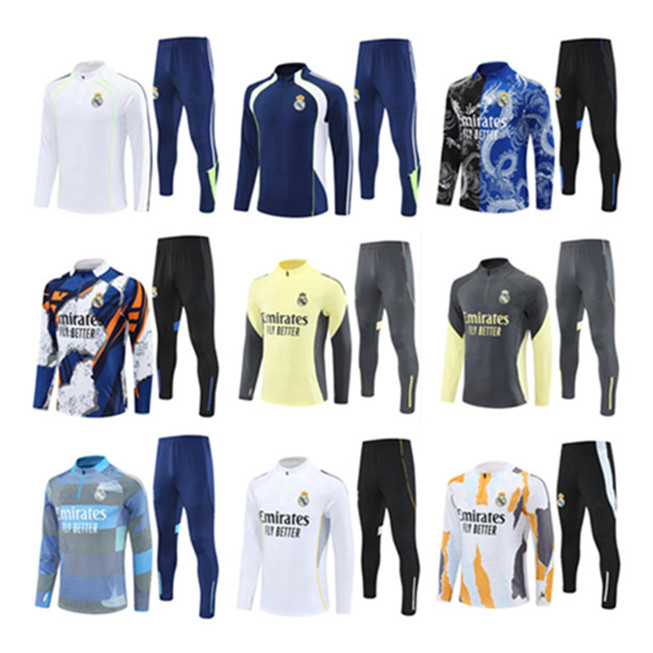 2025 2026 BELLINGHAM Real training suit 25/26 Reals Madrids Long Sleeves men kids MBEPPA VINI JR football sportswear chandal futbol survetement