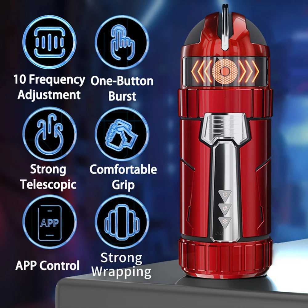 GALAKU Bluetooth Fully Automatic Oral Vagina Male Masturbator Blowjob Pussy Sex Machine APP Masturbation Cup Sex Toys for Men W250621