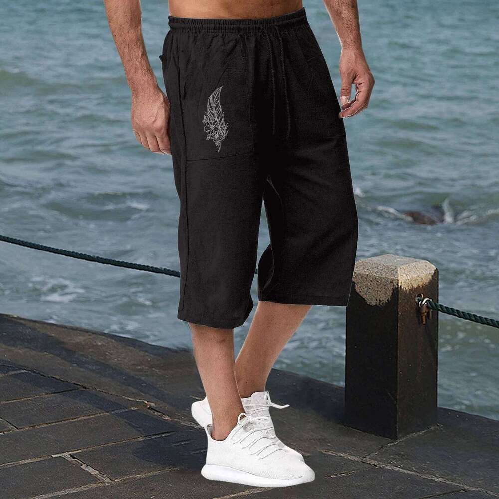 Hangers With Clips Space Saving Mens Casual Colorful Sports Beach Shorts Straight Long Elastic Waist Wide Leg Pant shorts