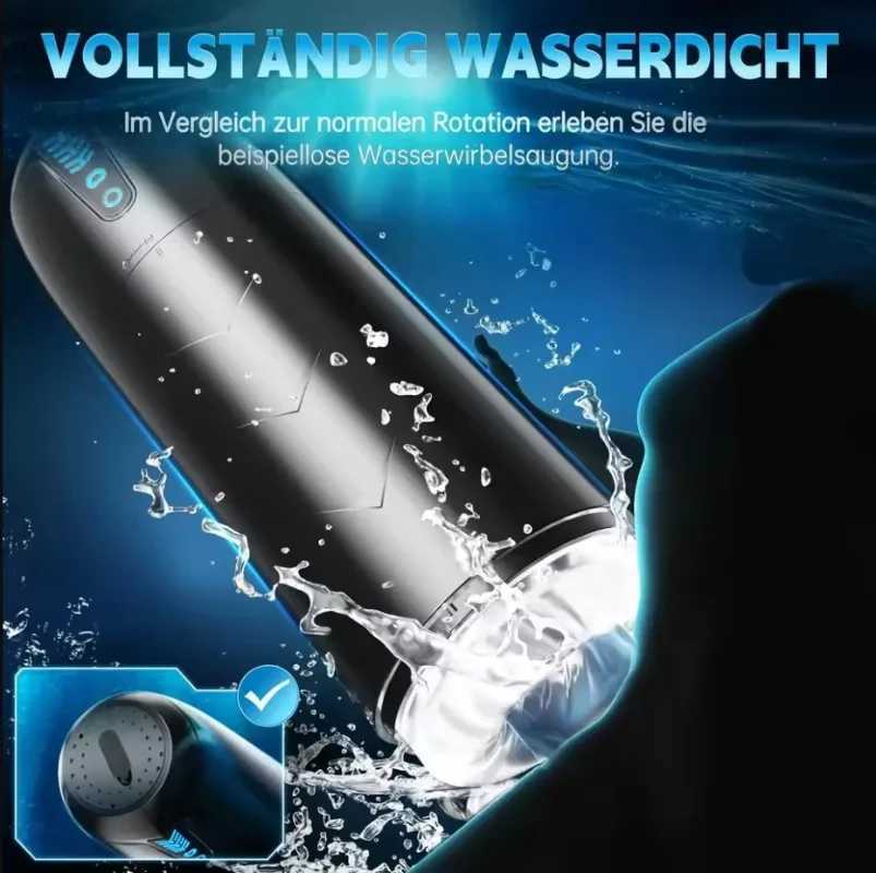 Auto Sucking Rotating Male Masturbation Cup 3D Realistic Vagina Penis Massager Pocket Pussy Dicks Blowjob Stimulator Mens Sex Toy W250621