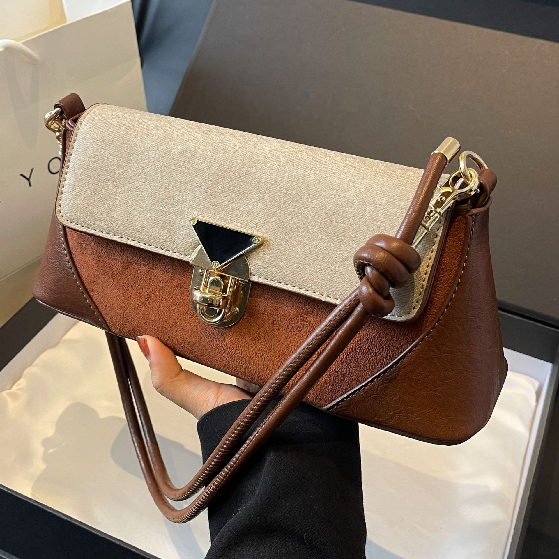 Free shipping designer Shoulder totes Bags womans ladies flap lady fashion casual handbag women crossbody Underarm messenger Stick armpit bag