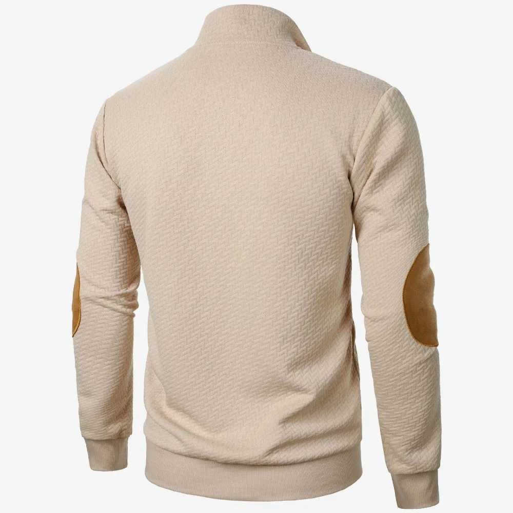 Autumn Winter Mens Jacquard Sweatshirts Long Sleeve Hoodie Casual Pullovers Color Blocking Sweatshirt Coat Streetwear Z250621
