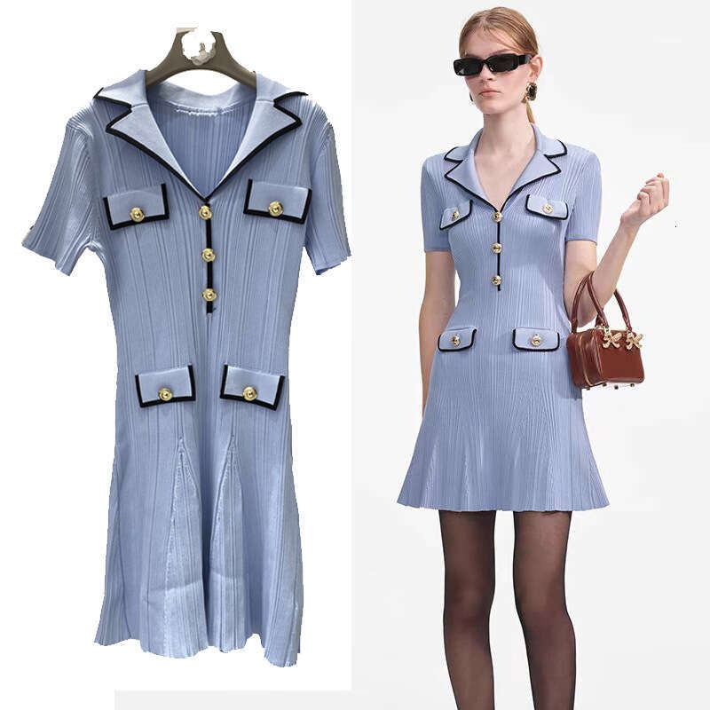 Long Dress High Quality Version French S Brand Slim Fit Age Reducing New Dress For Women Summer Sexy Long Skirt