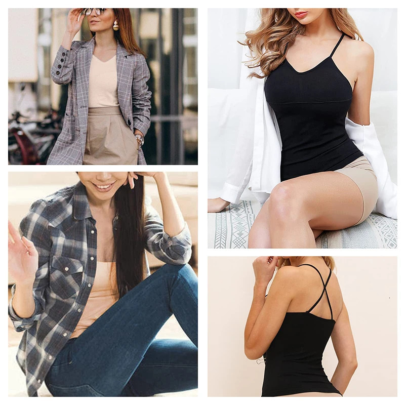 Body Shaper Soft Slimming Tank Removable Pad Cami Tank Top Comfortable Plus Size Women Shapewear Padded Vest Dropship 250617
