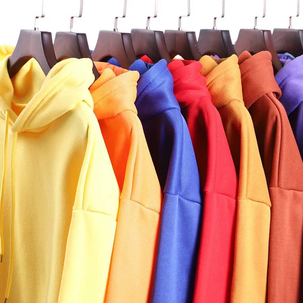 Fashion Men Women Hoodie Casual Hoodies Pullovers Sweatshirts Couple Tops Solid Color Hooded Spring Autumn Warm Fleece Hoody XJ250621