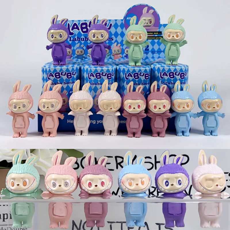 Labubu Hippers Blind Box Mini Figurine Doll Collection PVC Model Toys Wholesale CHIldren Birthday Christmas Toys Z250620