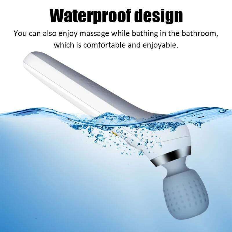 New Handheld Stick Electric Small Portable Vibrator USB Charging Shoulder And Neck Massager Mini Massage Gun