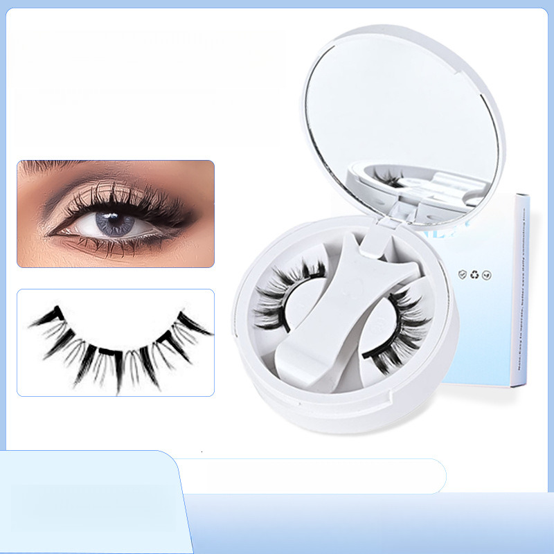 Magnetic False Eyelashes One-Piece Box Set No Glue Natural Dense Cross-Border Hot-Selling Quantum Magnetic False Eyelashes Wholesale New Free Delivery