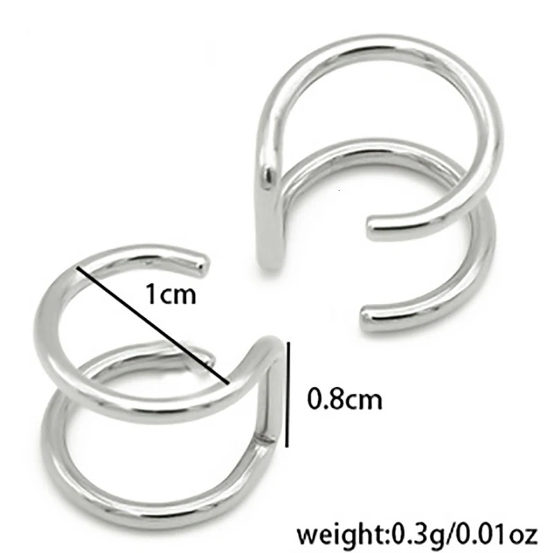 Personalized student no hole lip stud no punch lip clip lip ring buckle puncture steel stainless steel jewelry 250617
