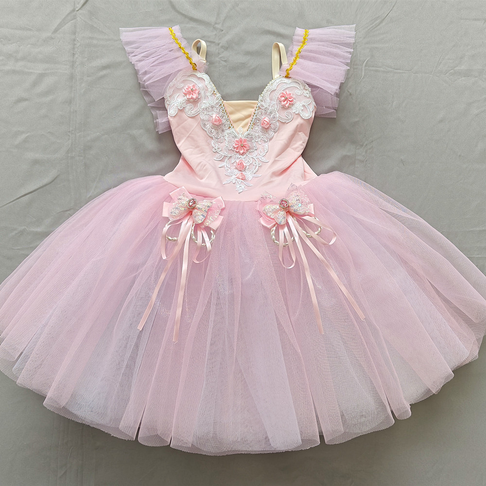Children's ballet skirt, little girl dance costume, swan ballet costume, campus dance program, stage collective performance costume