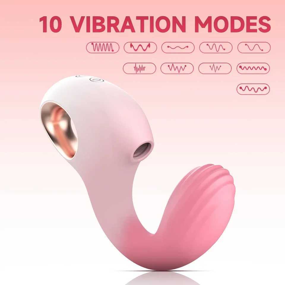 Sophie Gradient Pink G-Spot Vibrator Female Sex Toy Tongue Licking G-Suck Stick for Orgasmic Pleasure W250621