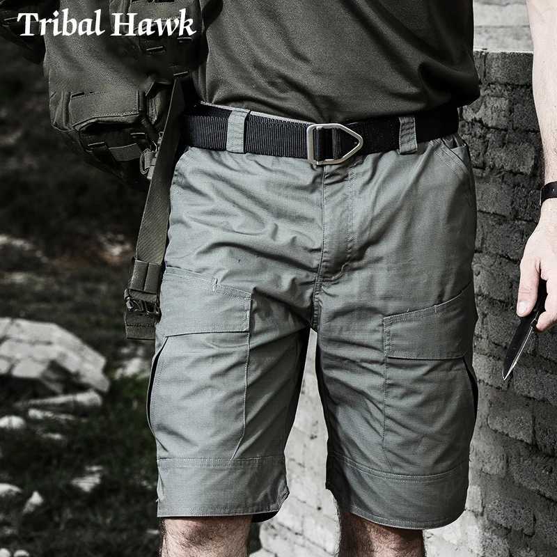 Men Shorts Tactical Camo Shorts Paintball Combat Casual Multiple Pockets Summer Camouflage Cargo Short Pants W250621