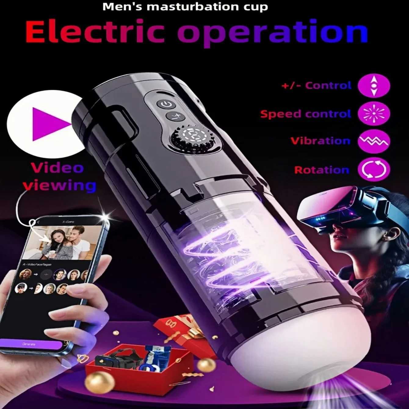 Automatic Sucking Masturbator Male Masturbator 0 vibration and suction modes Oral Sex Adult sex toy 3D Textured pocket cat W250621