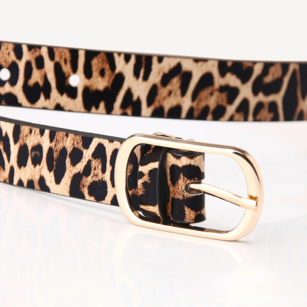 Woman Leopard Waist Belts Fashionable All-Match Belts for Women Lady Female 250617