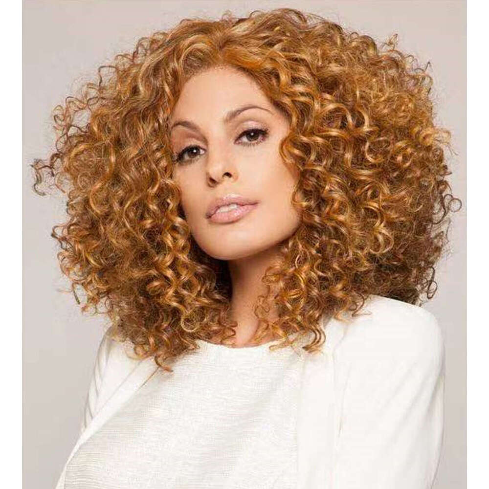 Black Small Curly Side Part Women's Wig Hairpiece