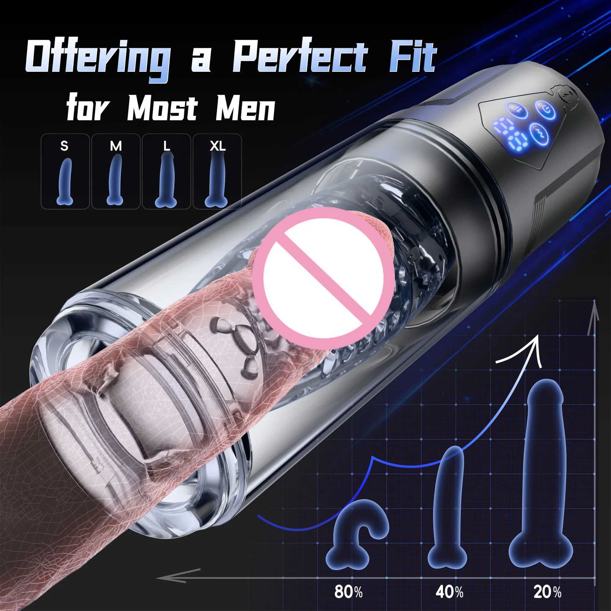Upgrade 3 in Male Masturbator Sex Toy with App Control Realistic Blowjob Machine 9 Thrusting Rotating Vibrating Male Stroker W250621