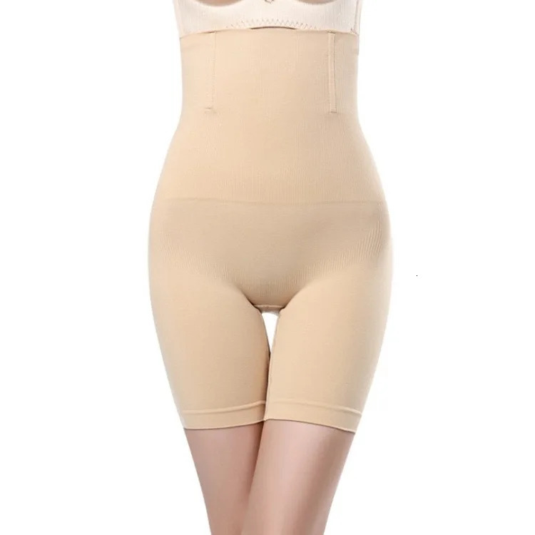 1pcs Women Belly Shaping Brief High Waist Lifting Hip Pants Slimming Panties Plus Size Postpartum Shaper Underwear Safety Panty 250617