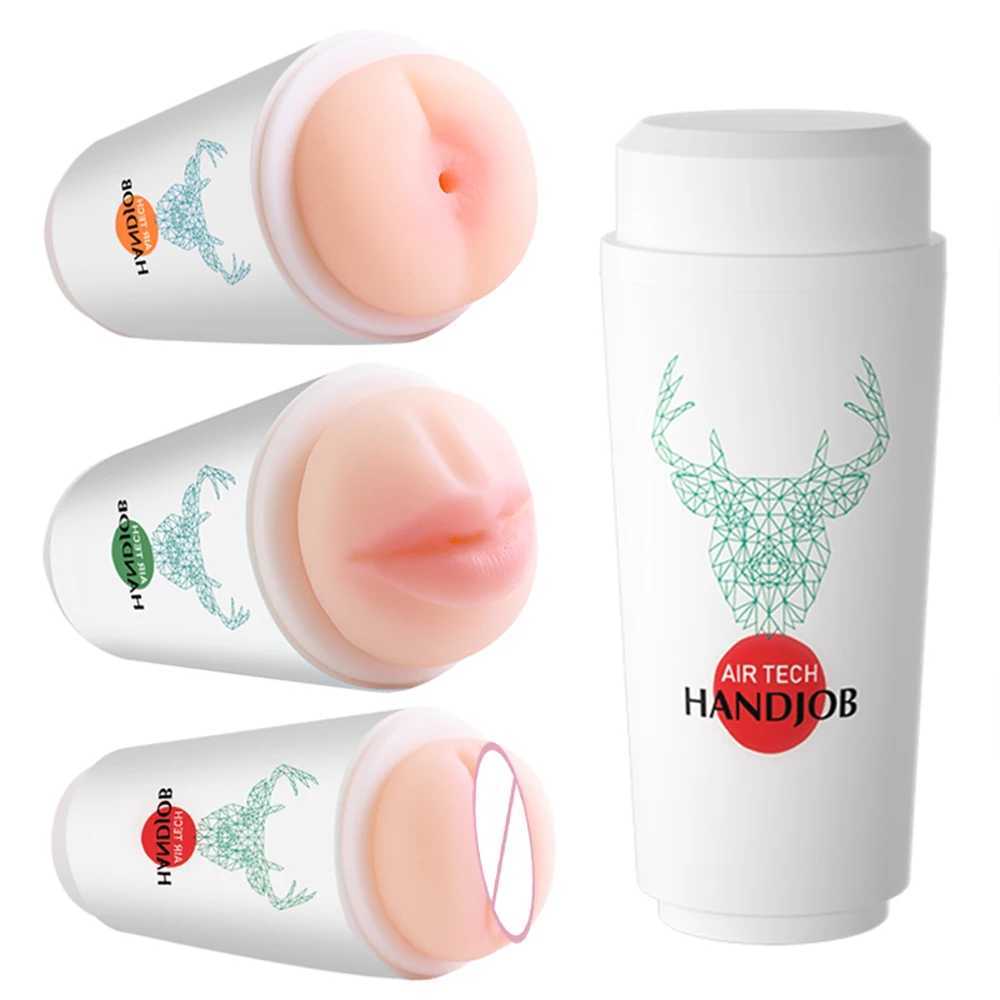 Realistic Vagina Sex Toys Scrotum Stimulator Safe Silicone Vaginal Male Masturbator Soft Pocket Pussy Male Sex Toy Adult Goods W250621