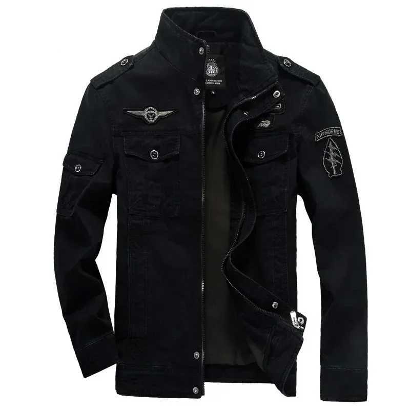 Army Military Tactical Coats Slim Outerwear Windbreaker Tooling Jackets Autumn Spring Casual Male Baseball Mens Bomber Jacket XJ250621
