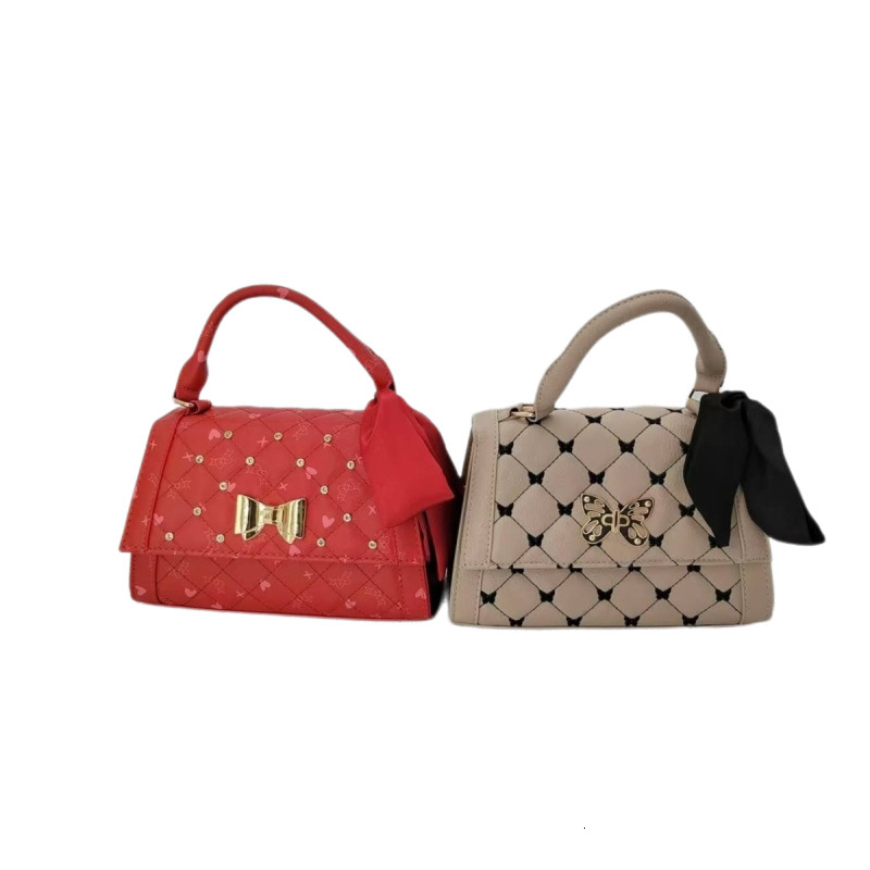 Free Shipping 2025 New Designer Bag Fashionable And High-quality Shopping Bag High-end Multifunctional Solid Color Bow Buckle Women's Handbag