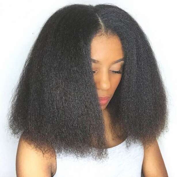 New Women's Middle Part Short Straight Hair High-Temperature Synthetic Wig Cap