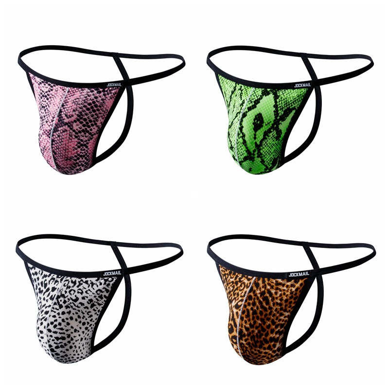 UpUns Mens Sexy Thongs Low Waist Leopard Print T-Back Underwear Hot Sale European Style Gay Lingerie Wholesale DHgate