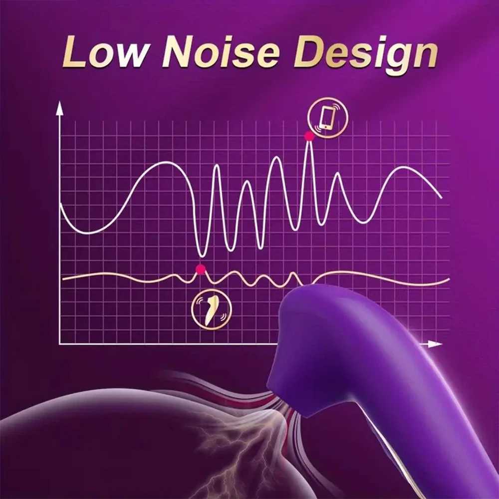 Nipple Clit Sucking Vibrator for Clitoral Nipple Stimulation Adult Oral Sex Toys for Women Vibrating Clit Stimulator for Women W250621