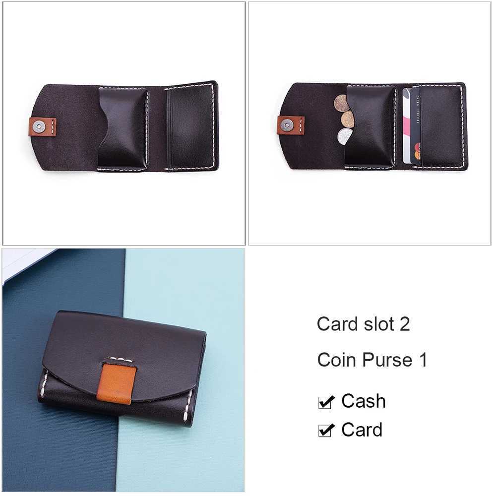 Italian Vegetable Tanned Leather Womens Card Case Zero Wallet Mini Card Bag Cowhide Clip Card Bag For Women Z250621