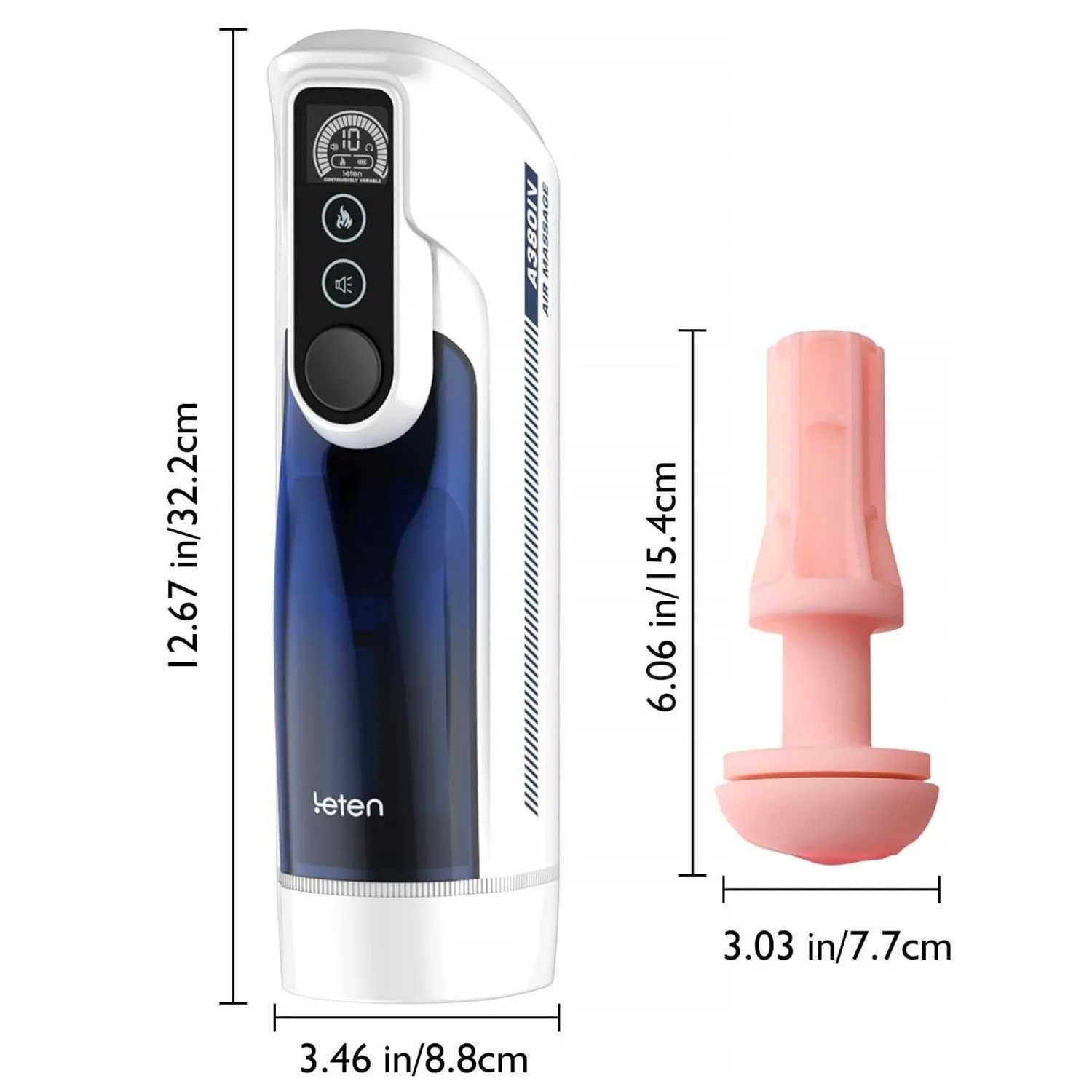 Leten A380 IV Piston Telescopic Automatic Male Masturbation Cup Smart Heating Realistic Vagainl Sleeve Sex Machine Easy to Use W250621
